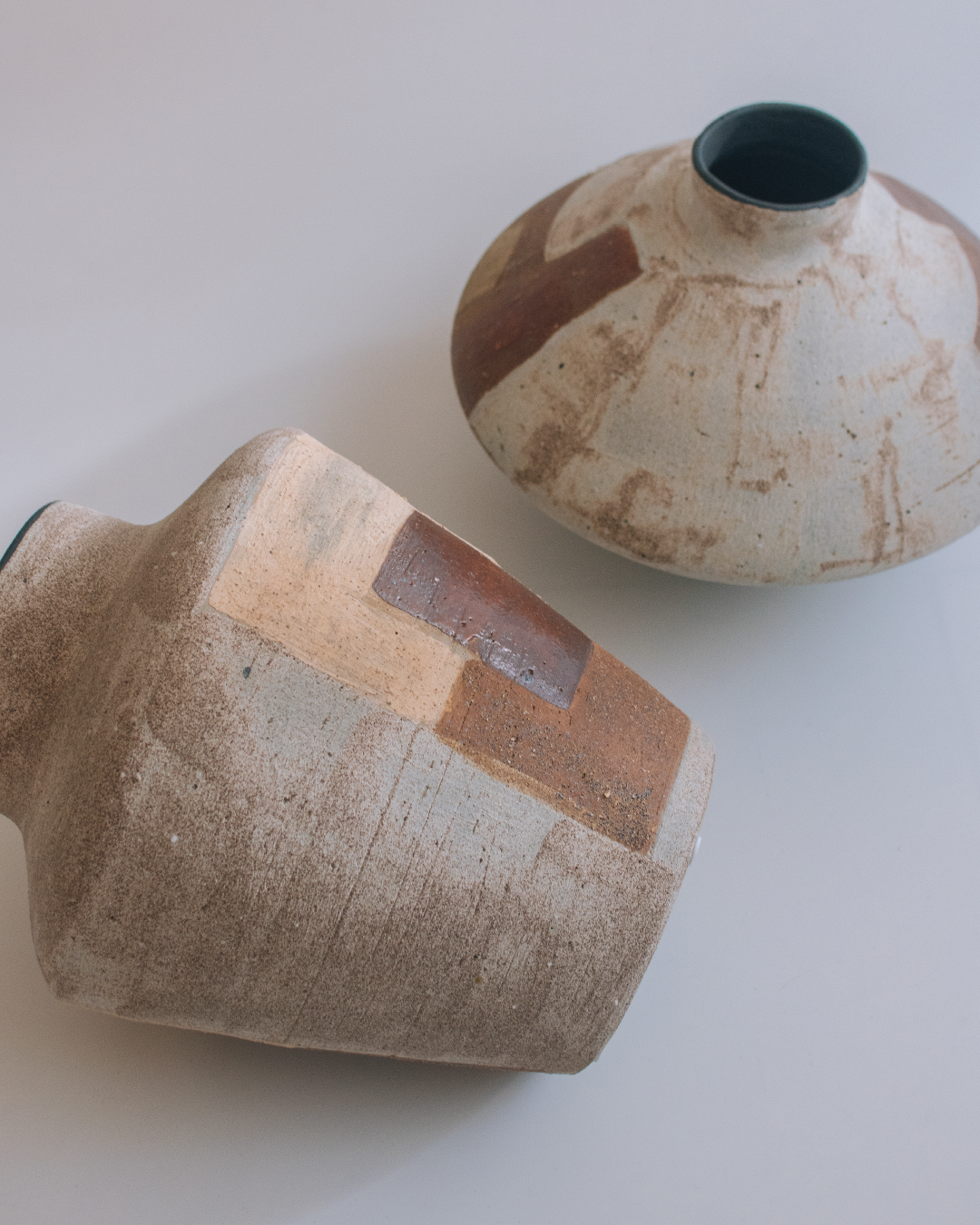 civile 粗陶大地色塊侘寂花瓶