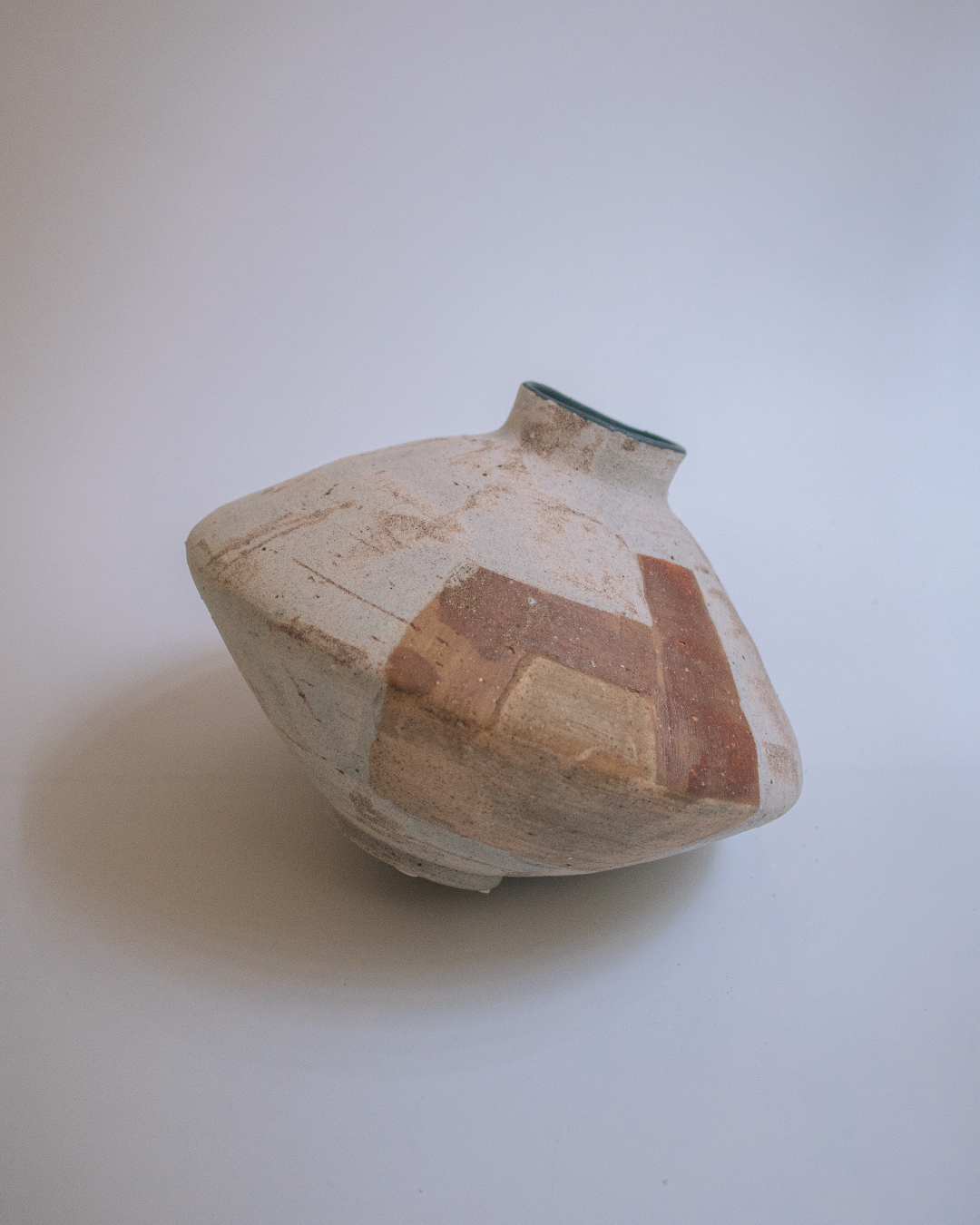 civile 粗陶大地色塊侘寂花瓶