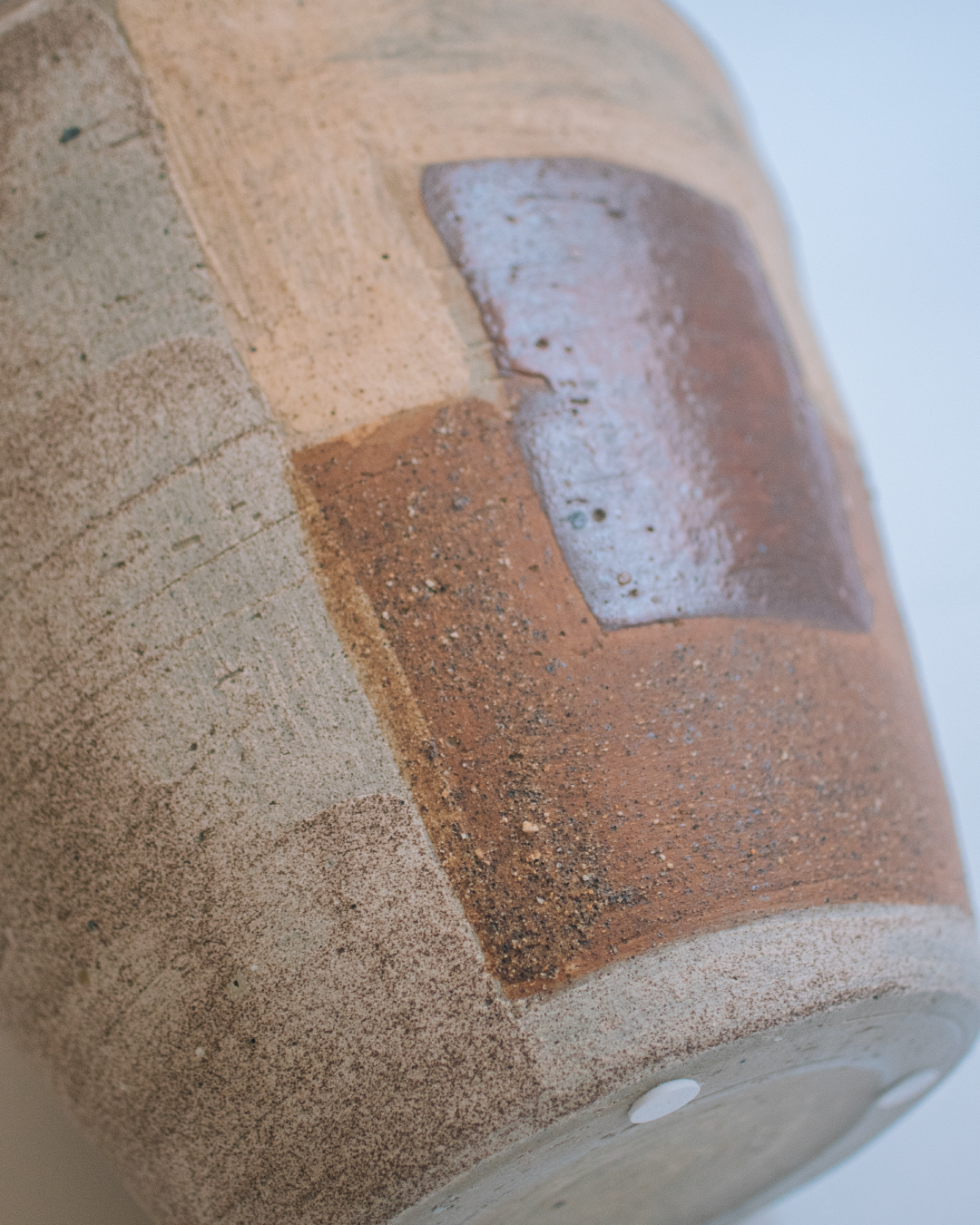 civile 粗陶大地色塊侘寂花瓶