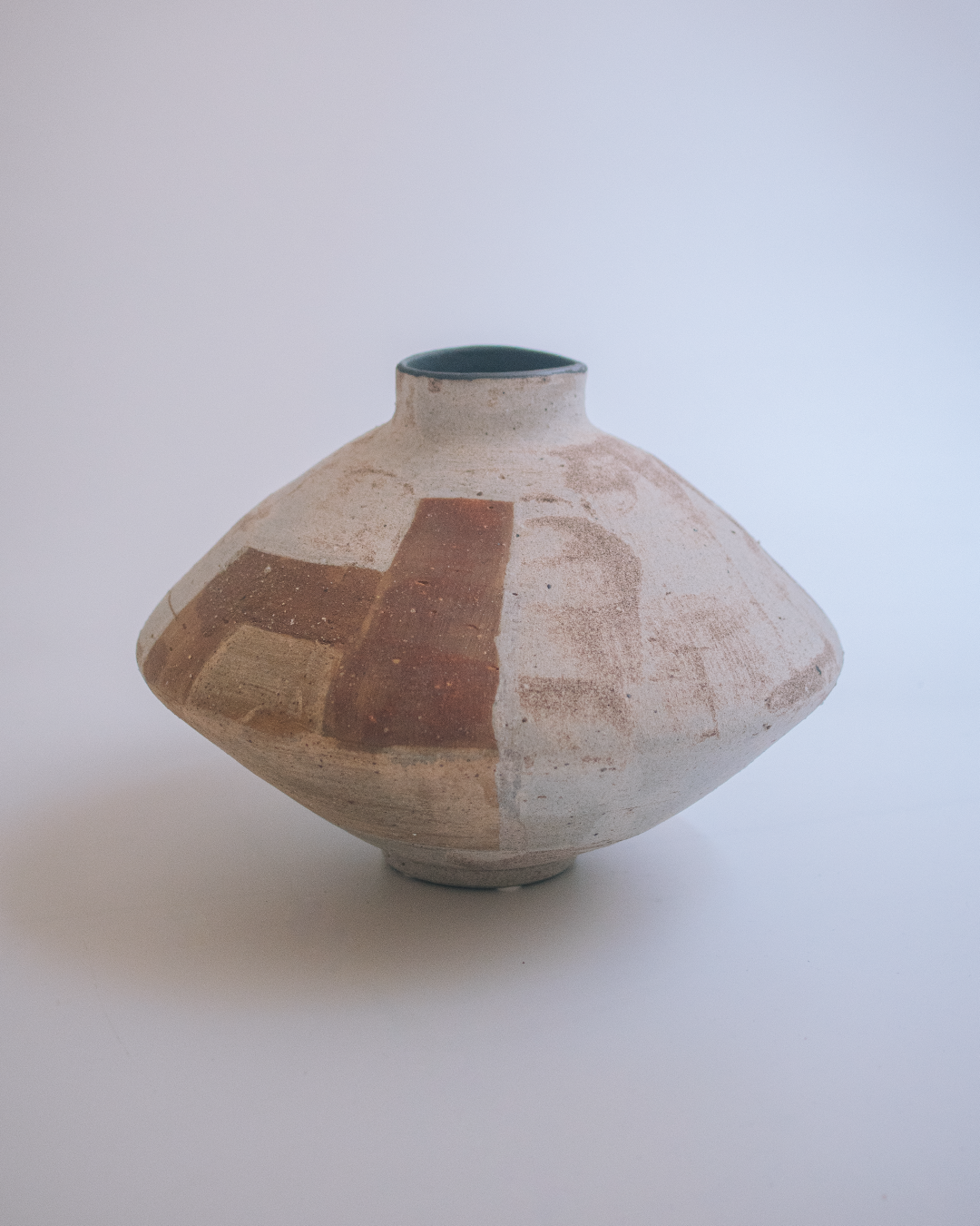 civile 粗陶大地色塊侘寂花瓶