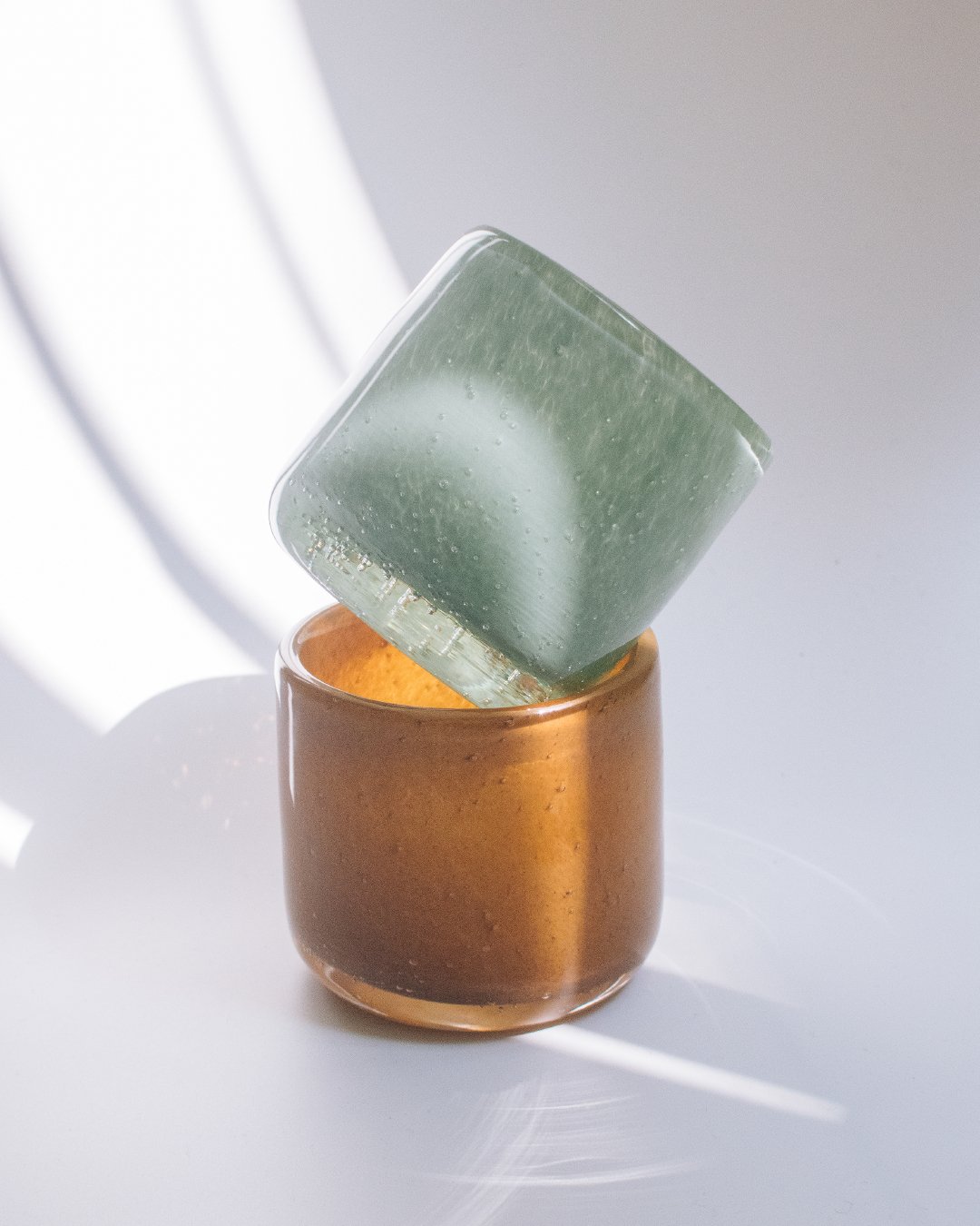 glimt 沁透手作玻璃燭杯兩件組 - surround 是日家居