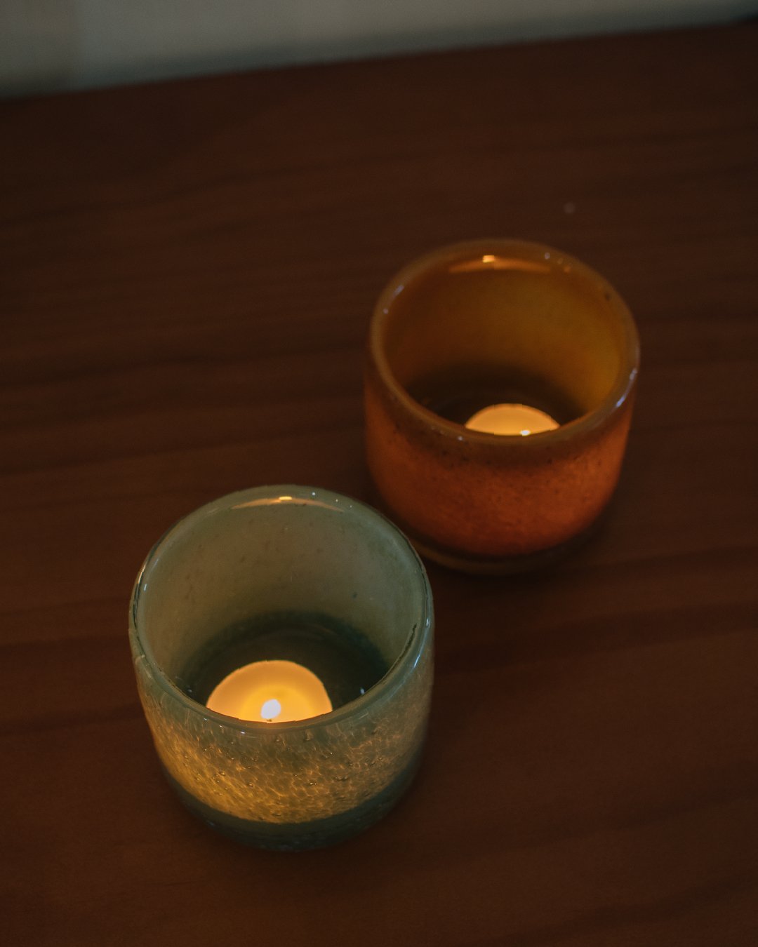 glimt 沁透手作玻璃燭杯兩件組 - surround 是日家居