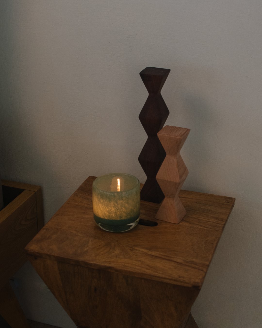 glimt 沁透手作玻璃燭杯兩件組 - surround 是日家居