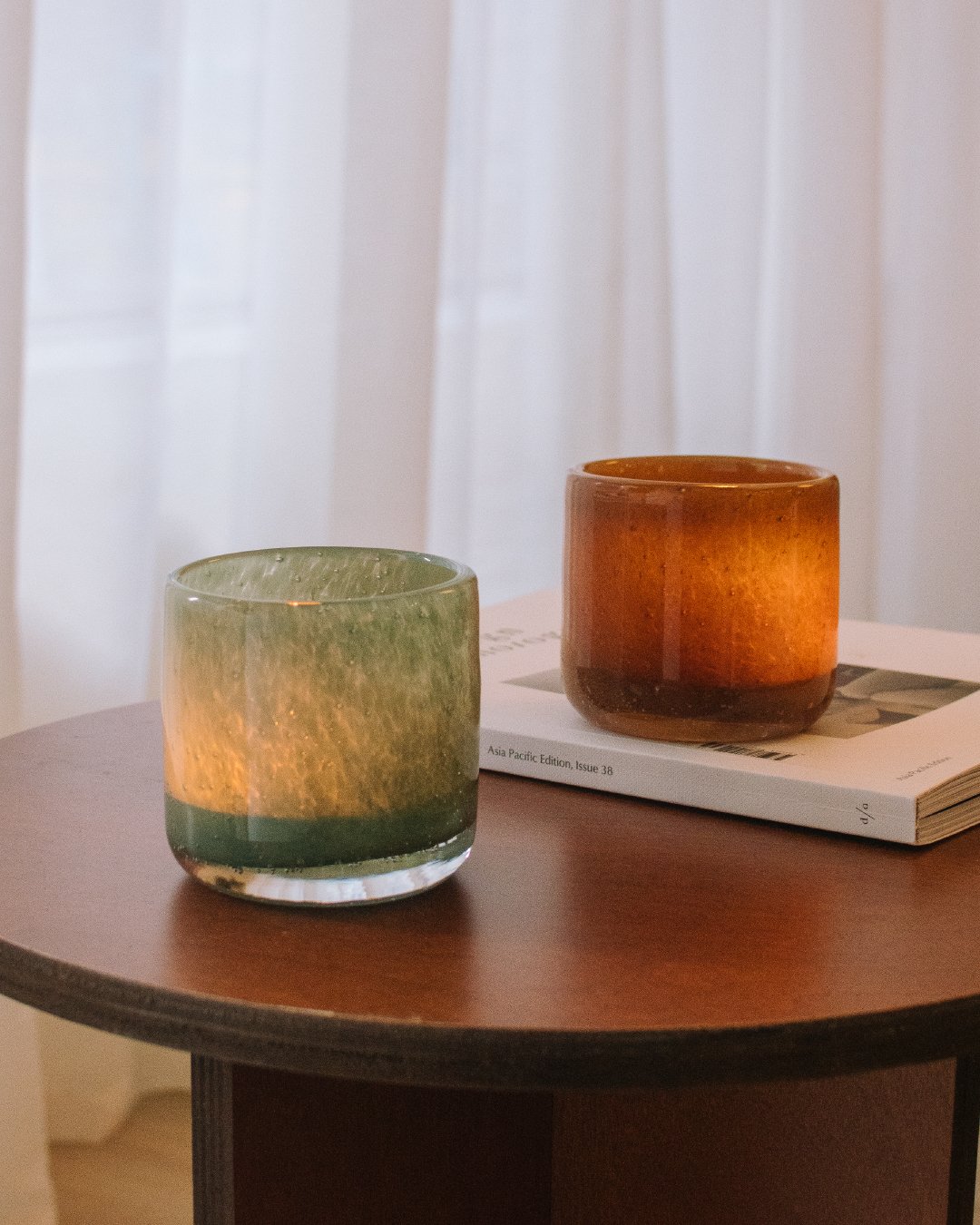 glimt 沁透手作玻璃燭杯兩件組 - surround 是日家居