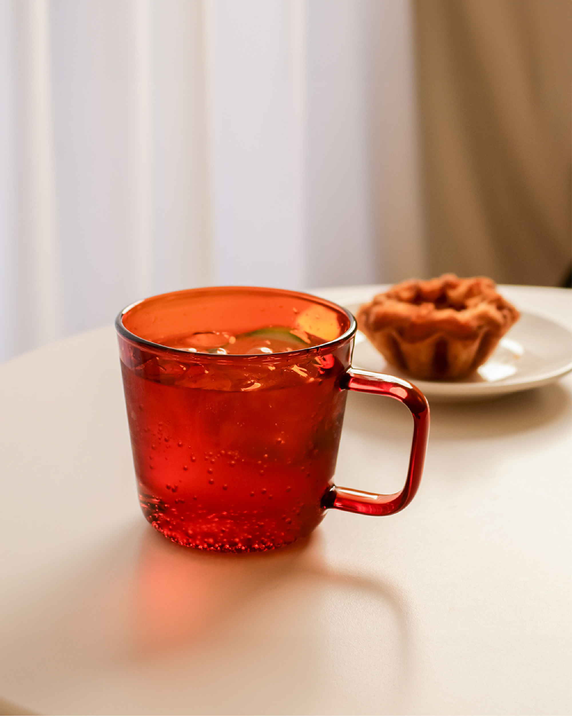 好玻 錐形單層把手水杯 400ml（清透/琥珀/透黑）