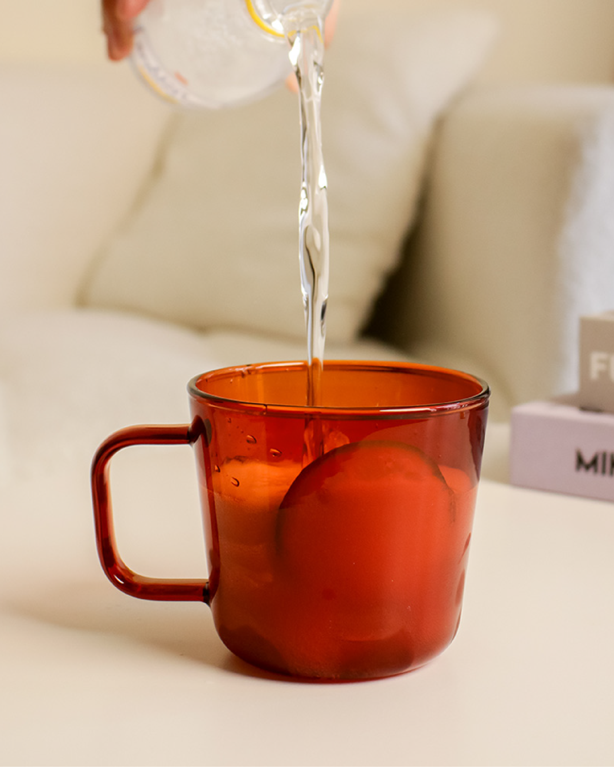 好玻 錐形單層把手水杯 400ml（清透/琥珀/透黑）