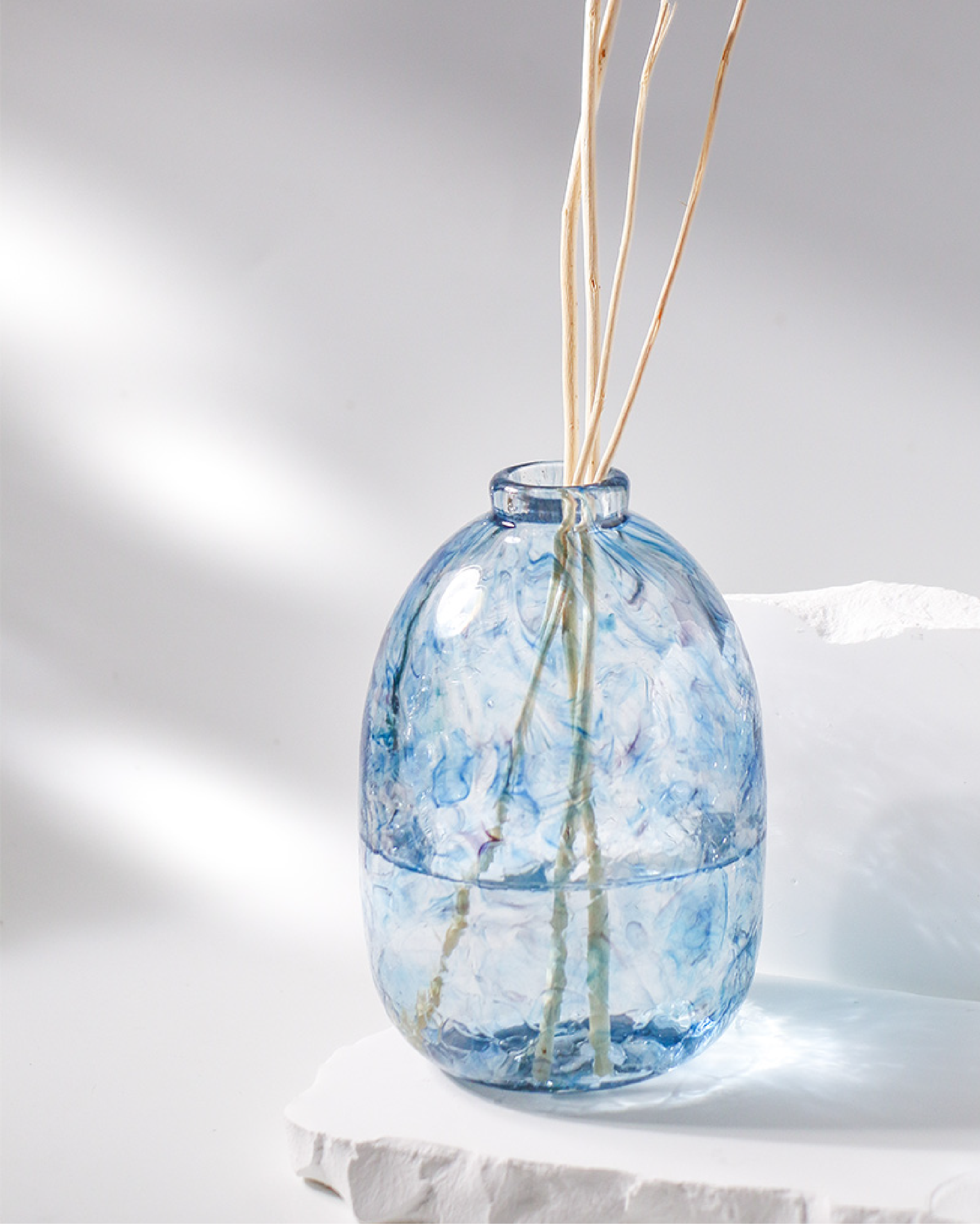 紅琉璃 日花JI̍T-HUE系列・花矸仔 玻璃擴香花器