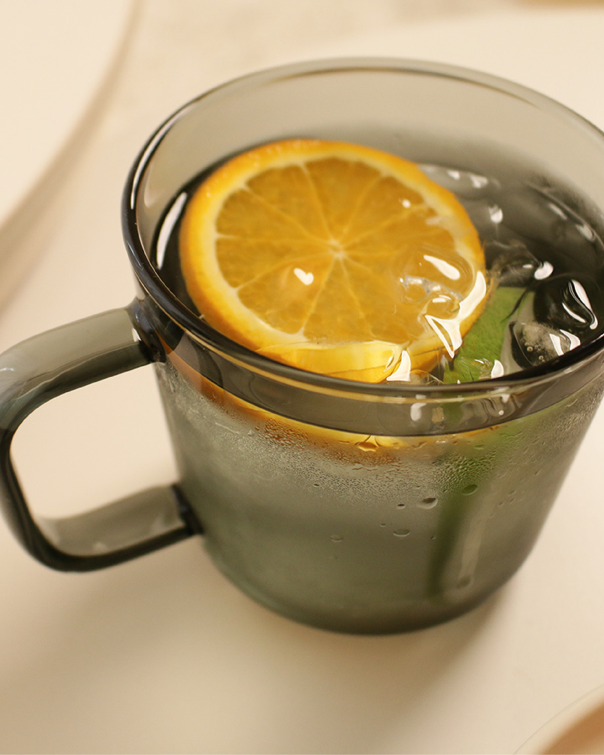 好玻 錐形單層把手水杯 400ml（清透/琥珀/透黑）