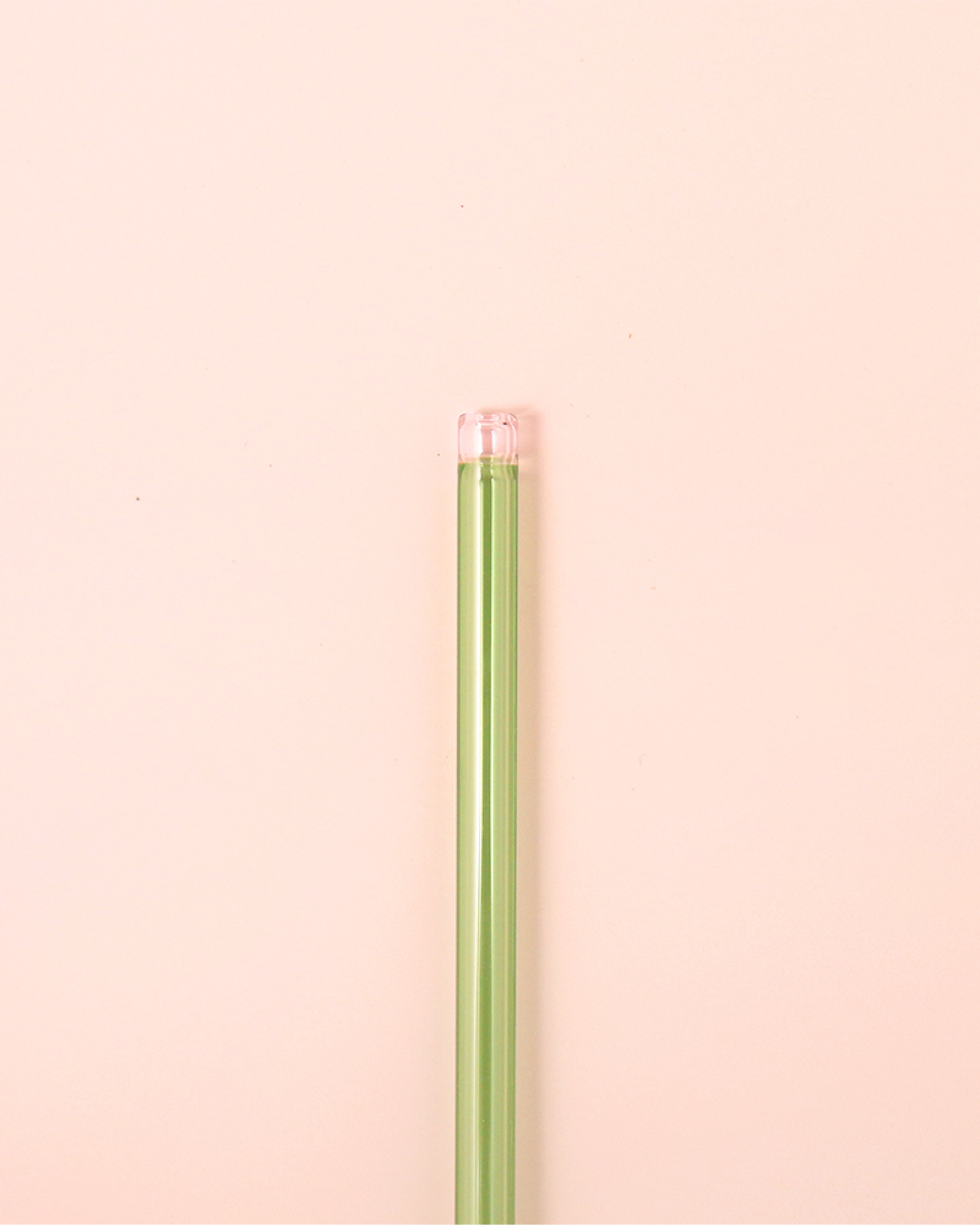 好玻 GOODGLAS 雙色玻璃吸管單入組 粉&綠色（直身款）