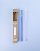 好玻 GOODGLAS 雙色玻璃吸管單入組 藍&黑色（圓球款）