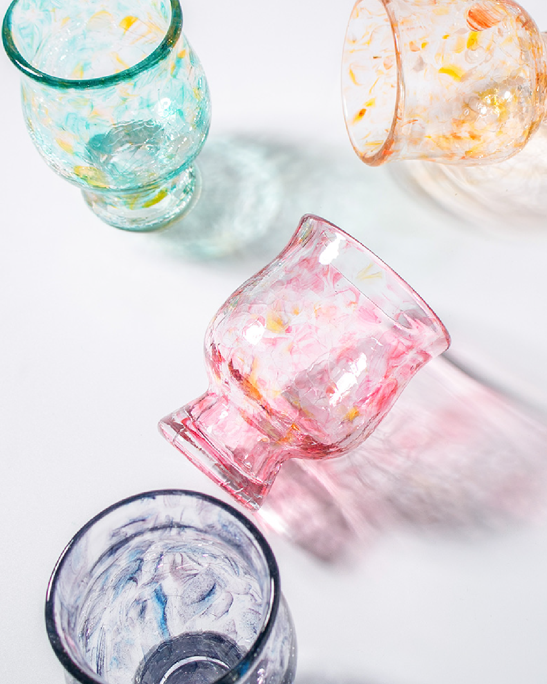 紅琉璃 日花 JI̍T-HUE系列・光飲杯