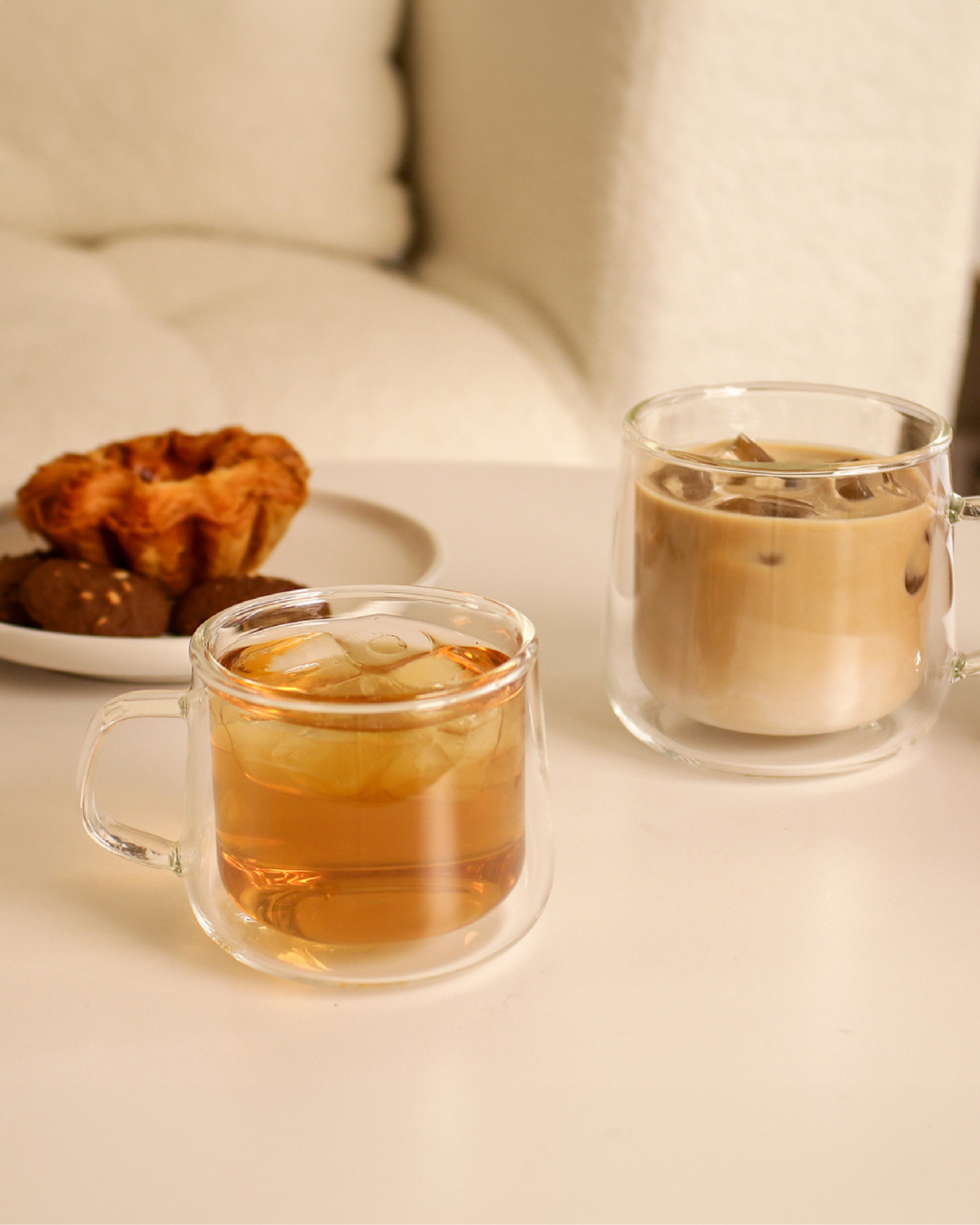 好玻 CO把手雙層玻璃杯 300ml