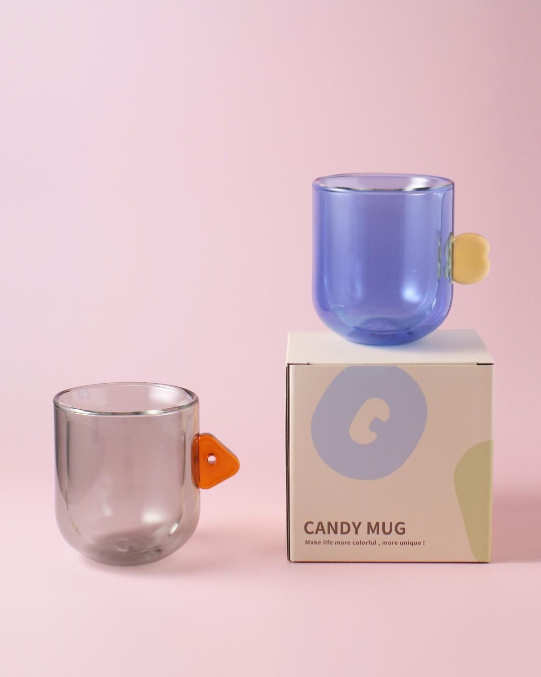 Candy Mug 拼接雙層玻璃杯