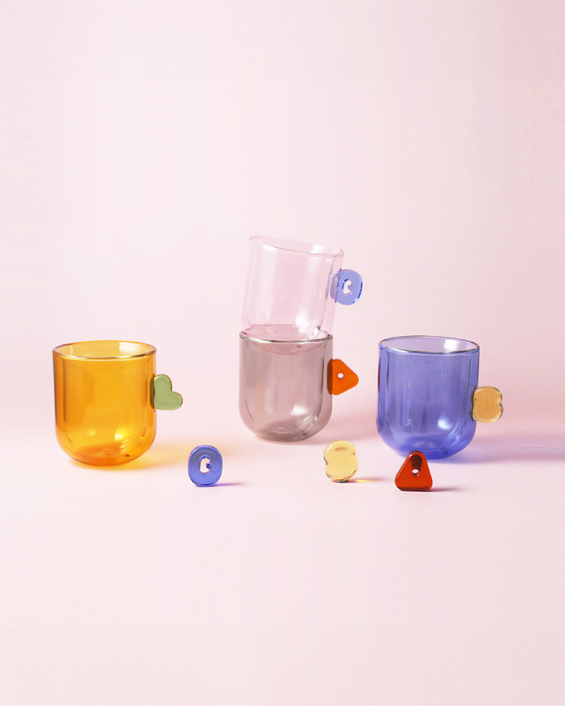 Candy Mug 拼接雙層玻璃杯