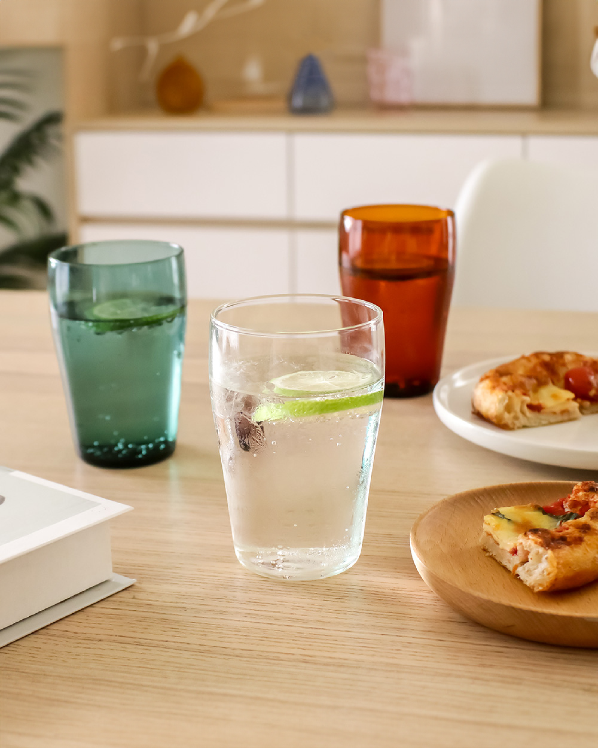 好玻 新台味大容量啤酒杯 400ml（清透/琥珀/湖綠）