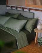 breeze under the trees Quiet Afternoon | 60-count silk satin cotton bed bag set of four