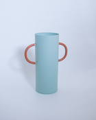 日本 mynte 圓柱撞色鐵藝小花器