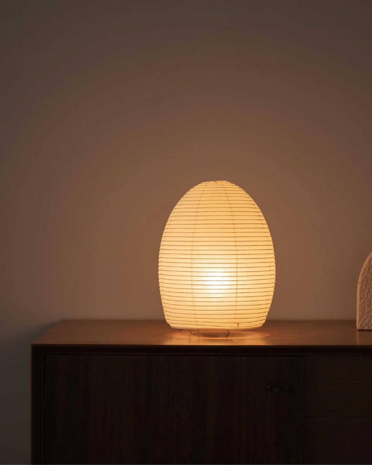 日本 Shigeru Uchida 內田繁 paper moon 01 THE EGG 和紙落地燈